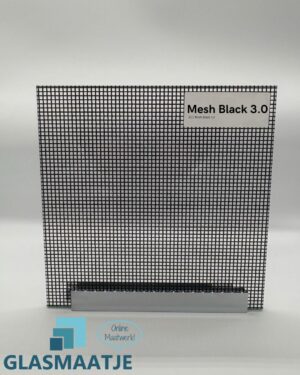 Gelaagd glas met print - Mesh Black 3.0 - 33.3 Gelaagd veiligheidsglas (7,14mm)