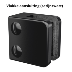 Alternative view of Glasklem, Vlakke aansluiting, MOD 2100, RVS 304 - 4 stuks