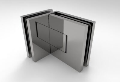 Douchedeur scharnier Bellagio glas/glas 90°