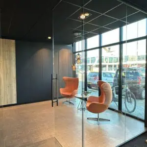 Glazen taatsdeur op maat - Glas incl. beslag incl. bewerkingen - diverse glassoorten