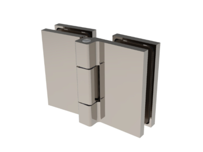 Douchedeur scharnier Como 180° glas/glas