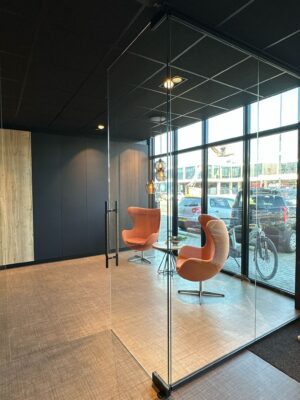 Glazen taatsdeur op maat - Glas incl. beslag incl. bewerkingen - diverse glassoorten