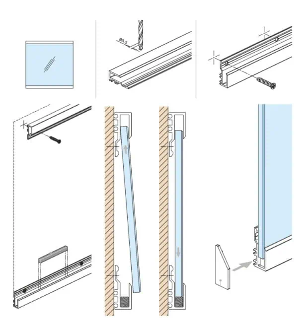 Spiegelprofiel aluminium 2 x 2.5 meter 5 Spiegelprofiel aluminium 2 x 2.5 meter