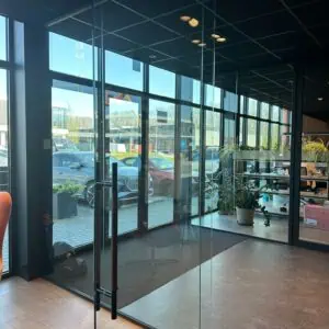 Glazen taatsdeur op maat - Glas incl. beslag incl. bewerkingen - diverse glassoorten