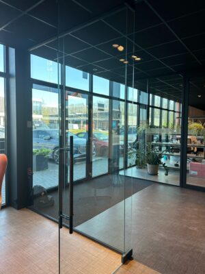 Glazen taatsdeur op maat - Glas incl. beslag incl. bewerkingen - diverse glassoorten