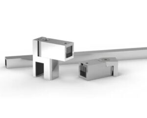 Stabilisatiestang wand/glas set Square 12