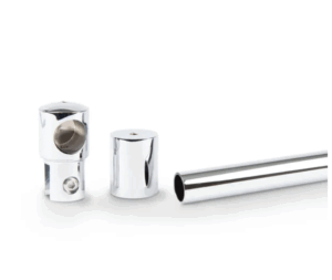 Stabilisatiestang set wand/glas 90° Round 19