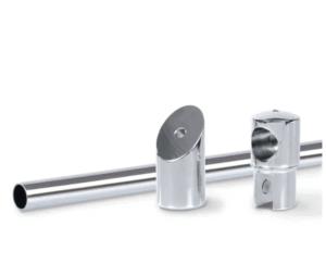 Stabilisatiestang set wand/glas 45° Round 19