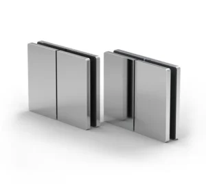 Lengteverbinder Santos glas/glas glas/wand 180°