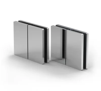 Lengteverbinder Santos glas/glas glas/wand 180°