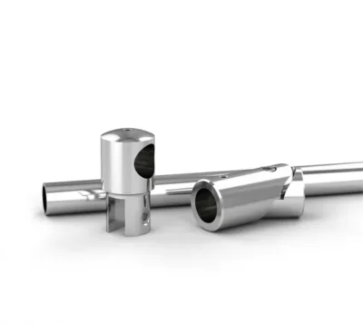 Stabilisatiestang set wand/glas 90° Round 19