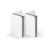 Douche glasklem hoekverbinder Santos HD glas/wand 90° 1 Hoekverbinder Santos HD glas/wand 90° verchroomd glanzend