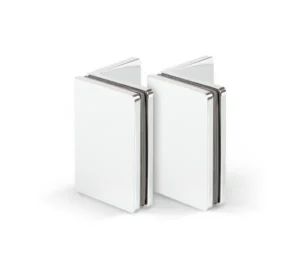 Hoekverbinder Santos HD glas/wand 90° verchroomd glanzend