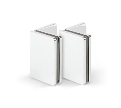 Hoekverbinder Santos HD glas/wand 90° verchroomd glanzend