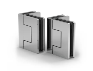 Douchedeur scharnier Santos glas/glas 90°