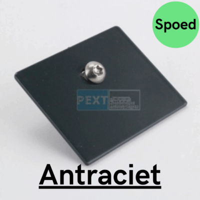 SPOED - Eindschotje Zijprofiel HOOG tbv 58mm - Antraciet RAL 7016