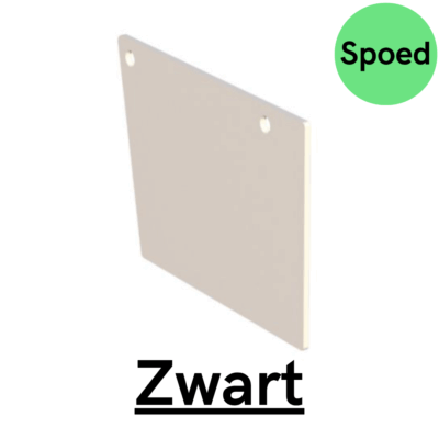 SPOED - Eindschotje Nokprofiel lessenaar - SET 2 STUKS - Zwart RAL 9005