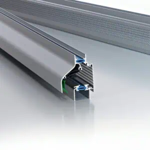 Alternative view of DucoKlep 15 ZR - zelfregelend ventilatierooster met vlak binnenrooster - voor vaste glasdelen en schuiframen – Glasdikte 20mm t/m 48mm – DucoTon