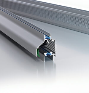 Alternative view of DucoKlep 15 ZR - zelfregelend ventilatierooster met vlak binnenrooster - voor vaste glasdelen en schuiframen. – Glasdikte 20mm t/m 48mm – DucoTon