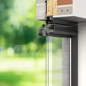 Alternative view of DucoTon GlasVent 16 ZR AK - zelfregelend ventilatierooster - geluiddempend - Glasdikte 8*mm t/m 56mm - Ducoton