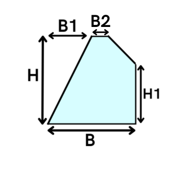 Samengestelde trapezoïde L
