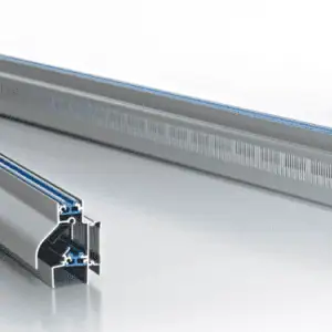 DucoSmart 60 ventilatierooster voor minimale inbouwhoogte – Glasdikte 20mm t/m 32mm – DucoTon