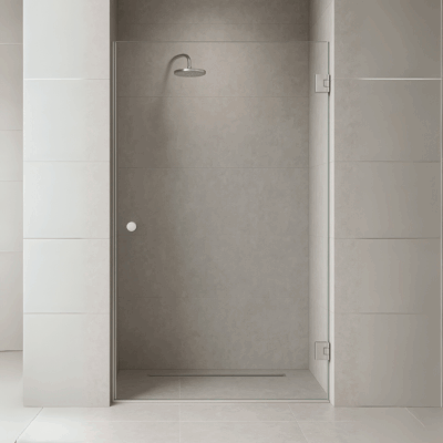 Complete glazen douchedeur op maat – inclusief glasbewerking en beslagopties