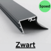 SPOED – Muuraansluitprofiel aluminium – 7 meter – Zwart RAL 9005 1 SPOED – Muuraansluitprofiel aluminium – 7 meter