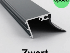 SPOED – Muuraansluitprofiel aluminium – 7 meter