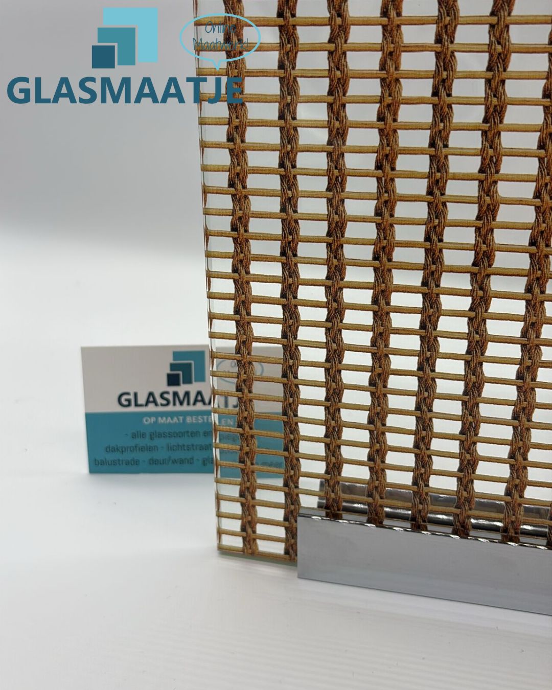 Gelaagd glas met print - Wired twisted brons - 33.3 Gelaagd veiligheidsglas (7,14mm) 6 Gelaagd glas met print - Wired twisted brons - 33.3 Gelaagd veiligheidsglas (7,14mm)