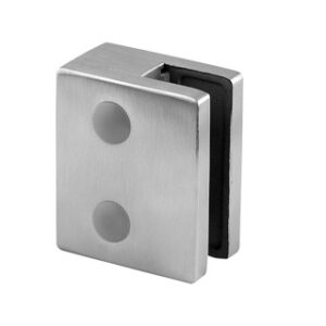 Glasklem, MOD 5100, RVS 304 - 4 stuks