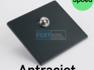 SPOED - Eindschotje Zijprofiel HOOG tbv 58mm - Antraciet RAL 7016