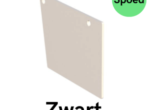 SPOED - Eindschotje Nokprofiel lessenaar - SET 2 STUKS - Zwart RAL 9005