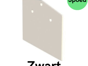 SPOED - Eindschotje Nokkliklijst Zadeldak - Zwart RAL 9005