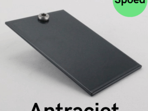 SPOED - Eindschotje muuraansluitprofiel HOOG - Antraciet RAL 7016