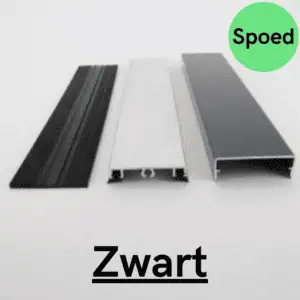 SPOED KLEMPROFIEL ZWART 58 MM