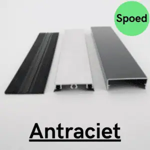 SPOED KLEMPROFIEL ANTRACIET 58 MM