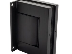 Hydraulisch glasdeurscharnier Latus wand-glas / Mat zwart 9005