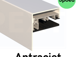 Spoed antraciet Zijsluitprofiel set 2