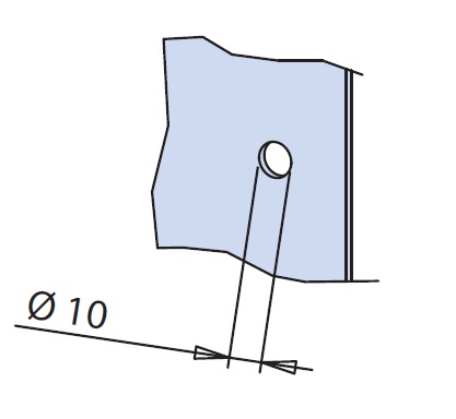 Beslagset compleet douchedeur - mat zwart - glasdikte 8-10 mm - deurknop 11 beslagset compleet douchedeur