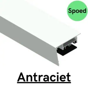 Spoed antraciet Nokprofiel Lessenaar Set