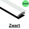 SPOED – Zadeldak nokprofielset – 3,5 meter – Zwart RAL 9005 1 Spoed zwart Zadeldak Nokprofielset