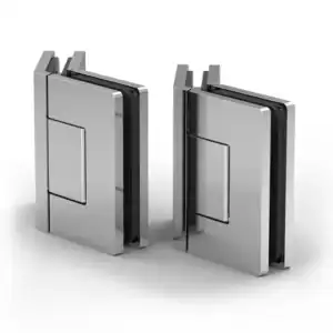 Douchedeur scharnier Santos glas/glas 135°