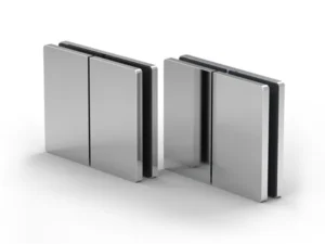 Lengteverbinder Santos glas/glas glas/wand 180°