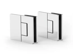 Douchedeur scharnier Santos glas/wand 180°