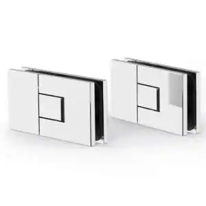 Douchedeur scharnier Juna glas/glas 180°