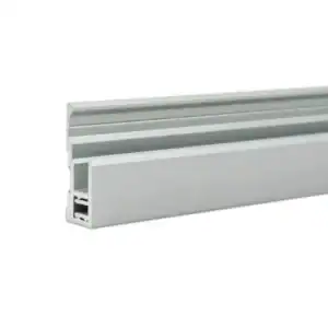 Spiegelprofiel clips aluminiumkleurig