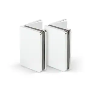 Hoekverbinder Santos HD glas/wand 90° verchroomd glanzend