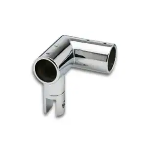 Hoekverbinder Round 19 met glasaansluiting