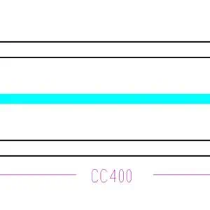 Alternative view of Handgreep vierkant voor glazen deur- 15x15 mm - chroom of zwart